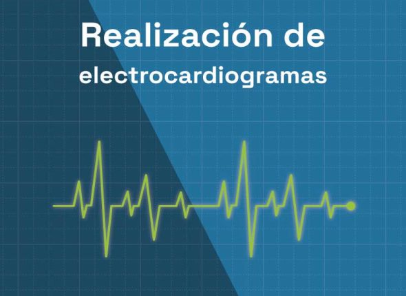 Realización de electrocardiogramas