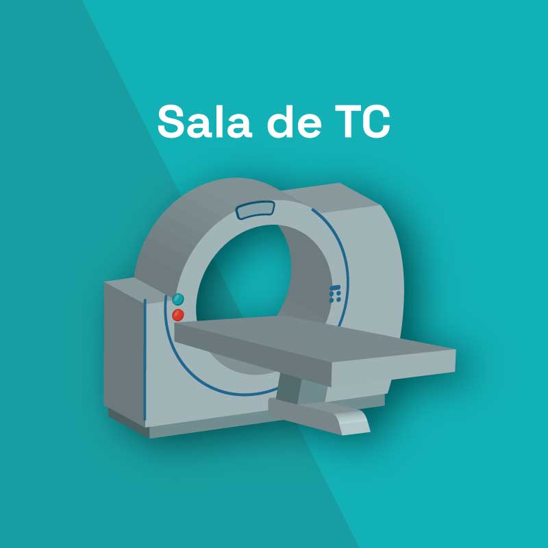 Sala de tomografía computerizada - 360º