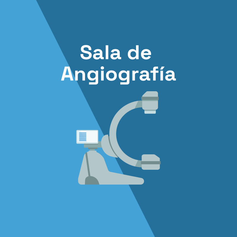 Sala de angiografía